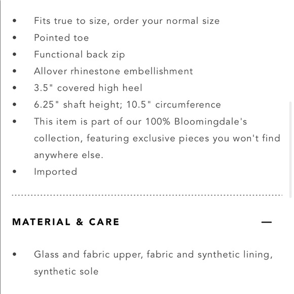 Aqua Rhinestone high heel booties - Picture 5 of 5